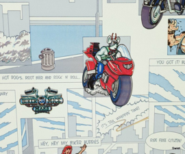 Biker behang