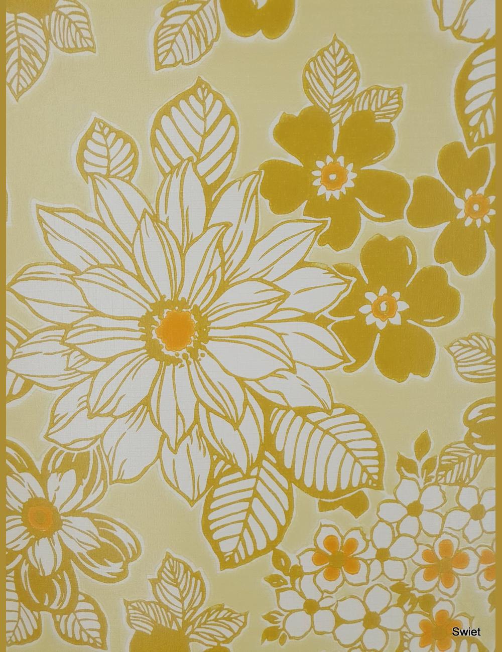 Gele bloemenslinger