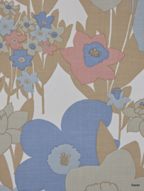 Flower power behang