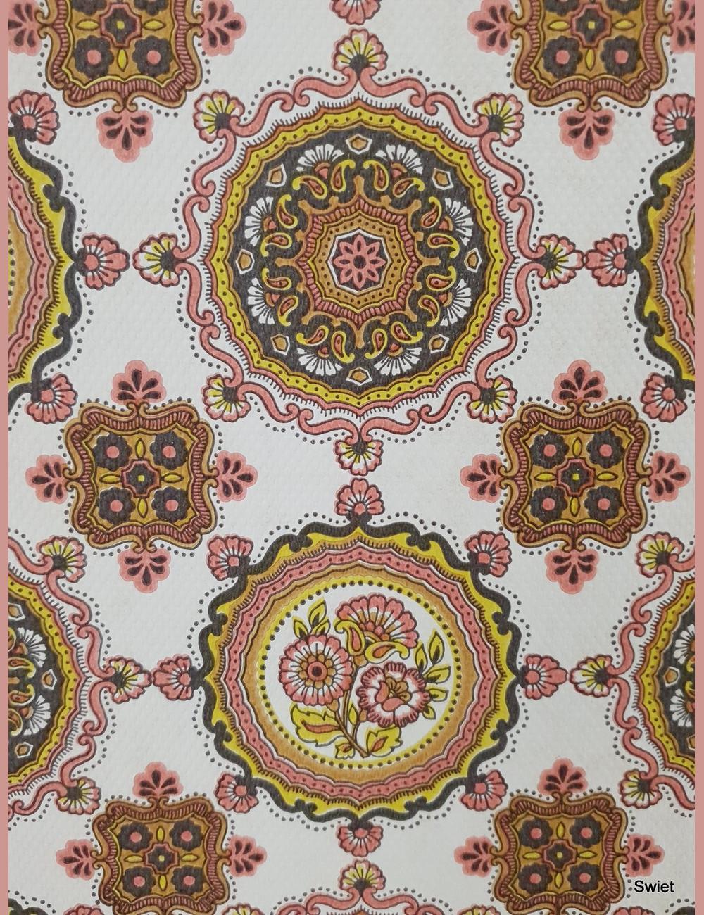 Medaillon patroon 70s
