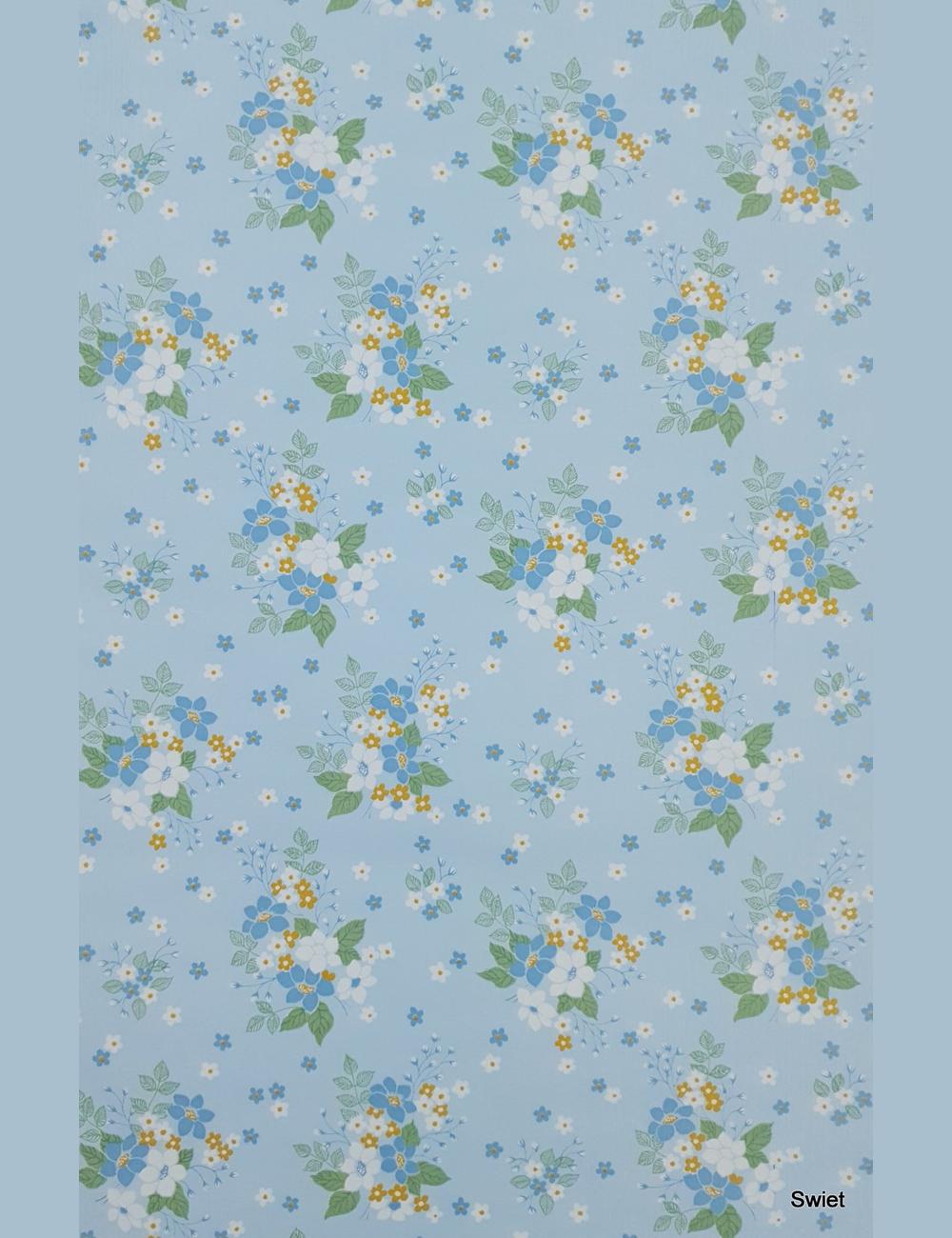 Lichtblauwe veldbloemen