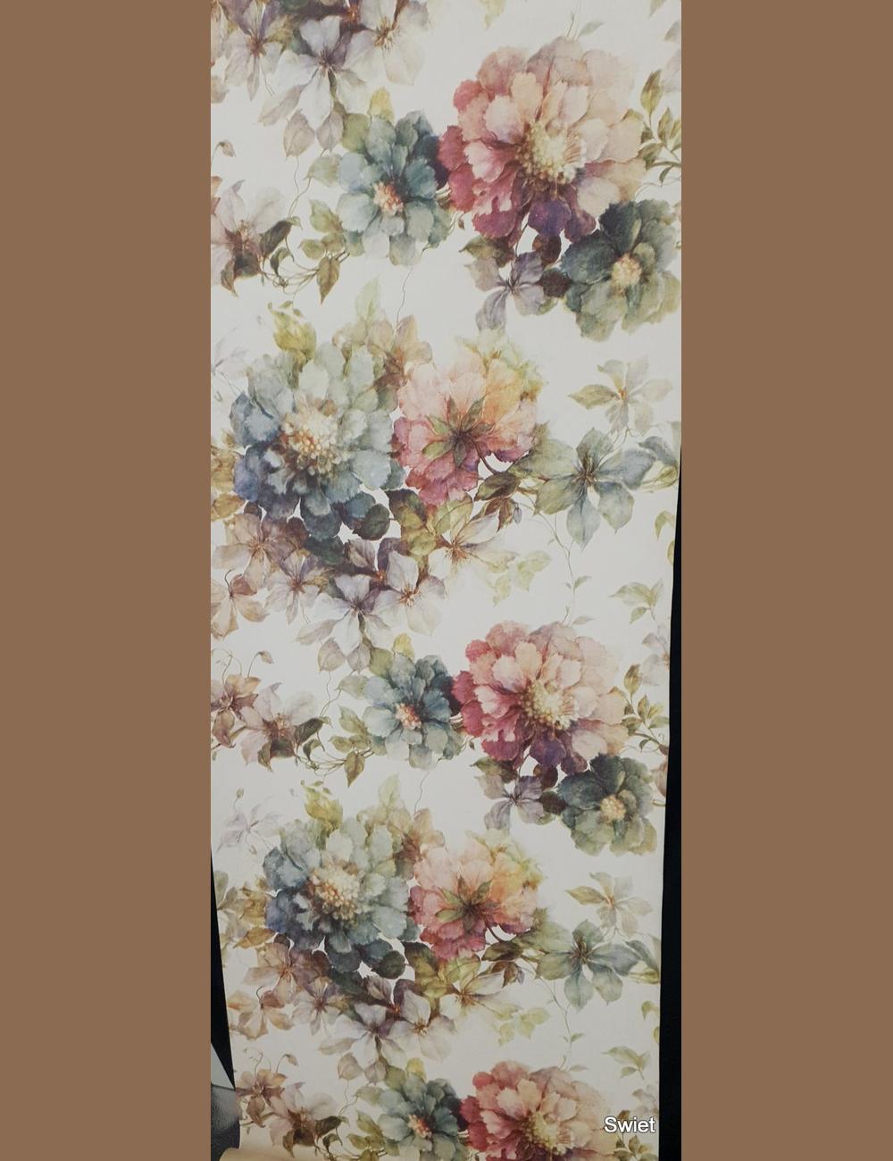 Aquarel bloemenbehang