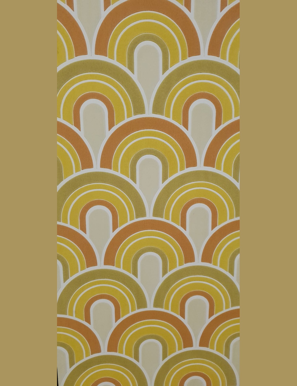 Groovy boogjes jaren 70 behang
