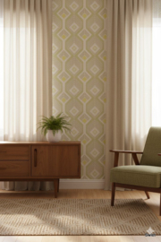 Fris geometrisch behang