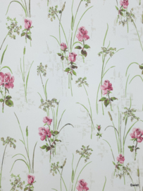 Rozen behang met charme