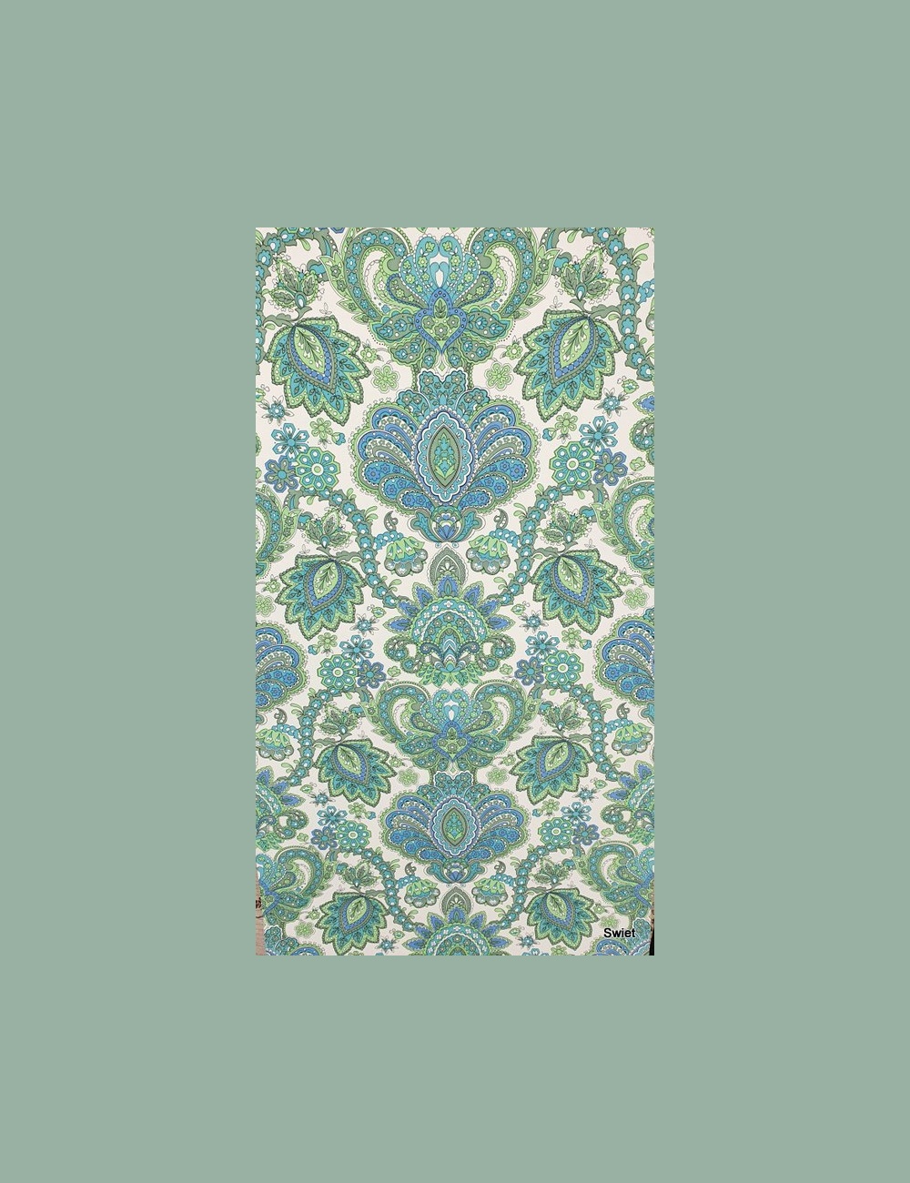 Aqua behangpapier