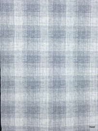 Jeansblauw ruitenbehang