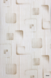 70s beige behang