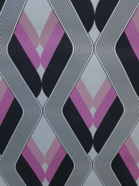 Modern retro behang