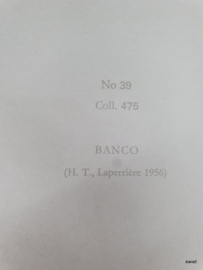 Vintage rozenposter, Banco