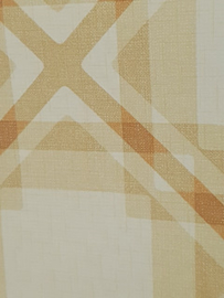 Geruit gewyberd vintage behangpapier