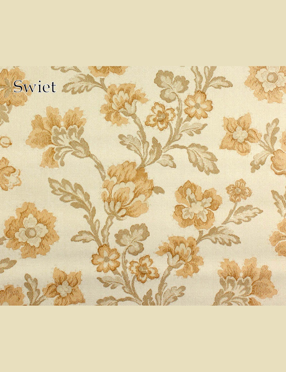 Textiellook bloemen behang