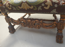 Antieke ridderstoel fauteuil