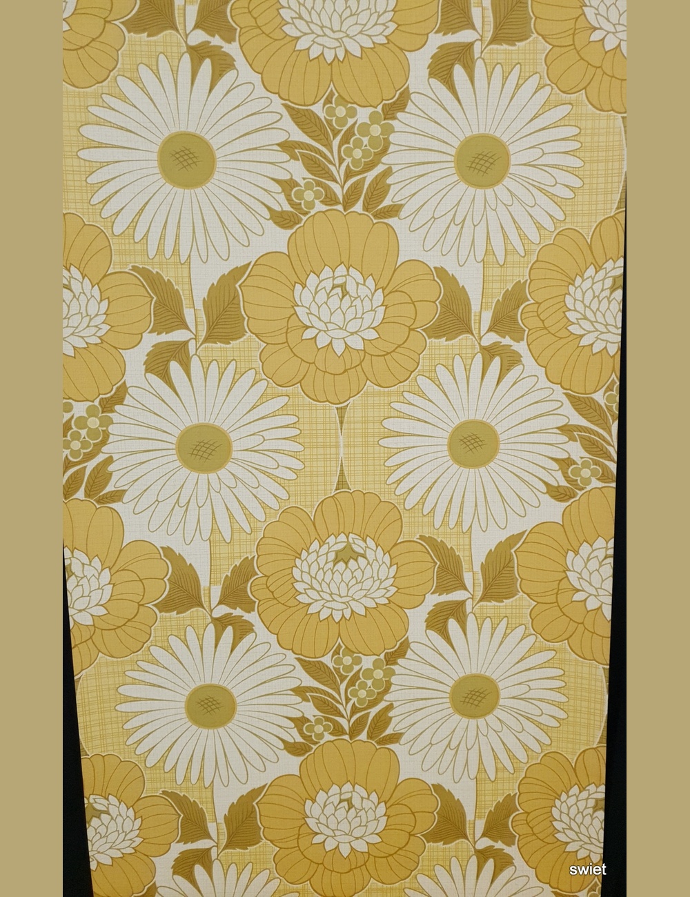 Vintage bloemen behang