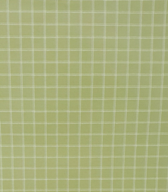 Vintage groen ruitjes behang