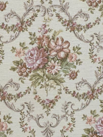 Barok bloemen behang