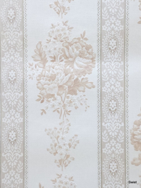 Barok bloemenbehang