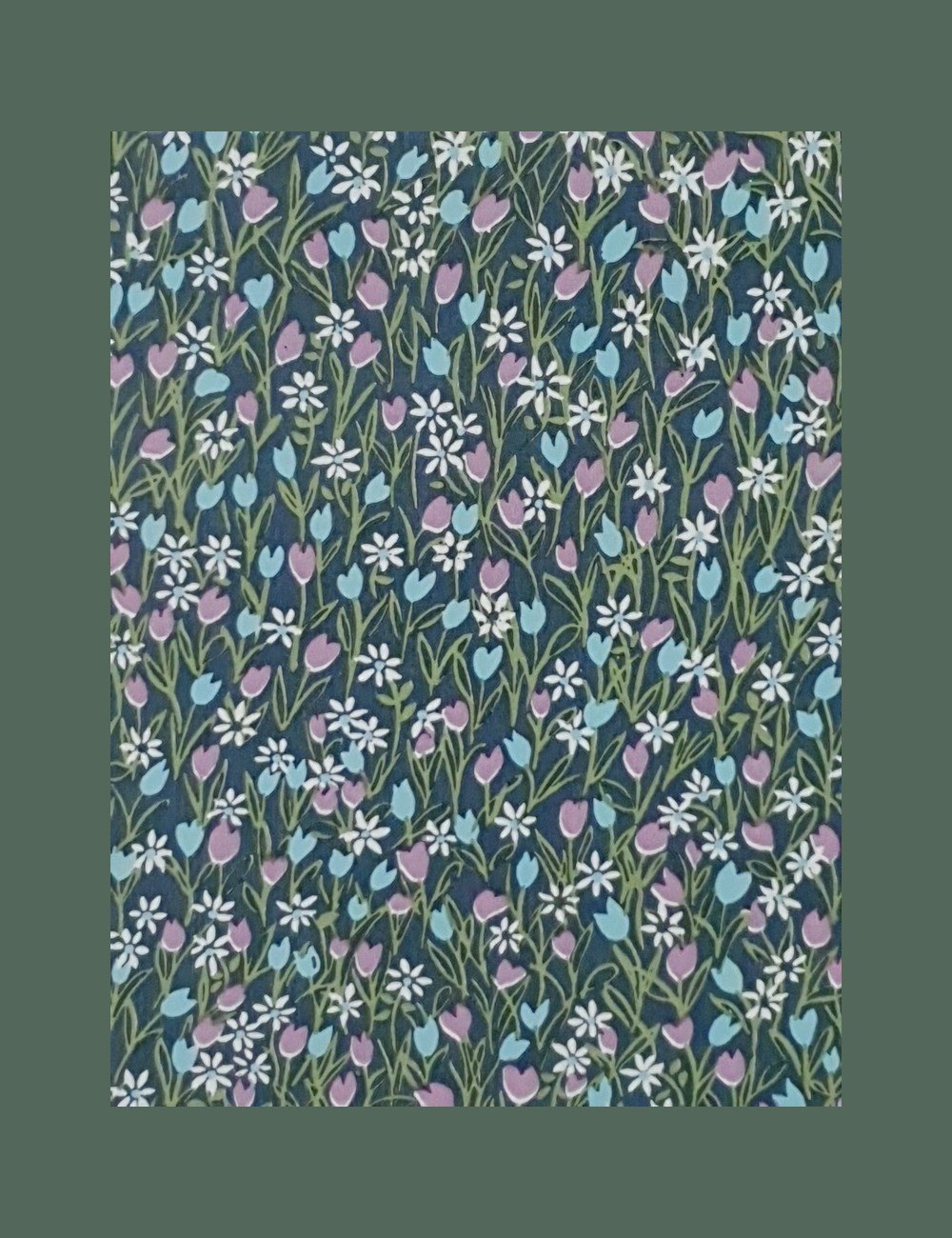 Fleurig bloemetjes behang