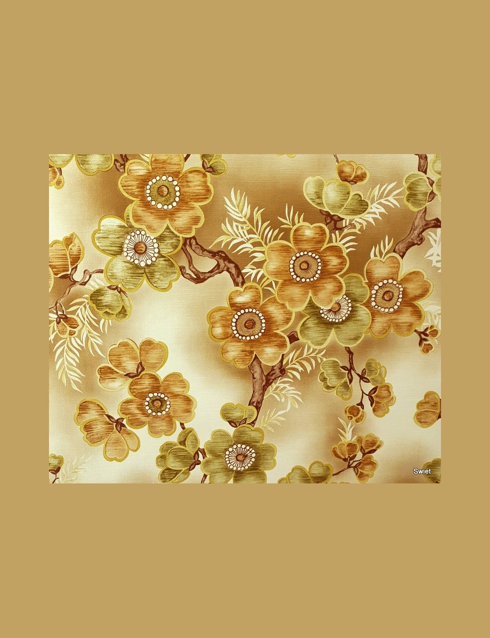 Superchique bloemenbehang