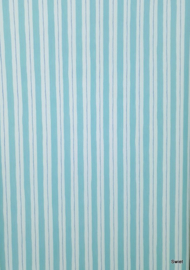 Blauw wit gestreept behang