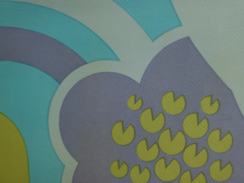 Groovy vintage wallpaper