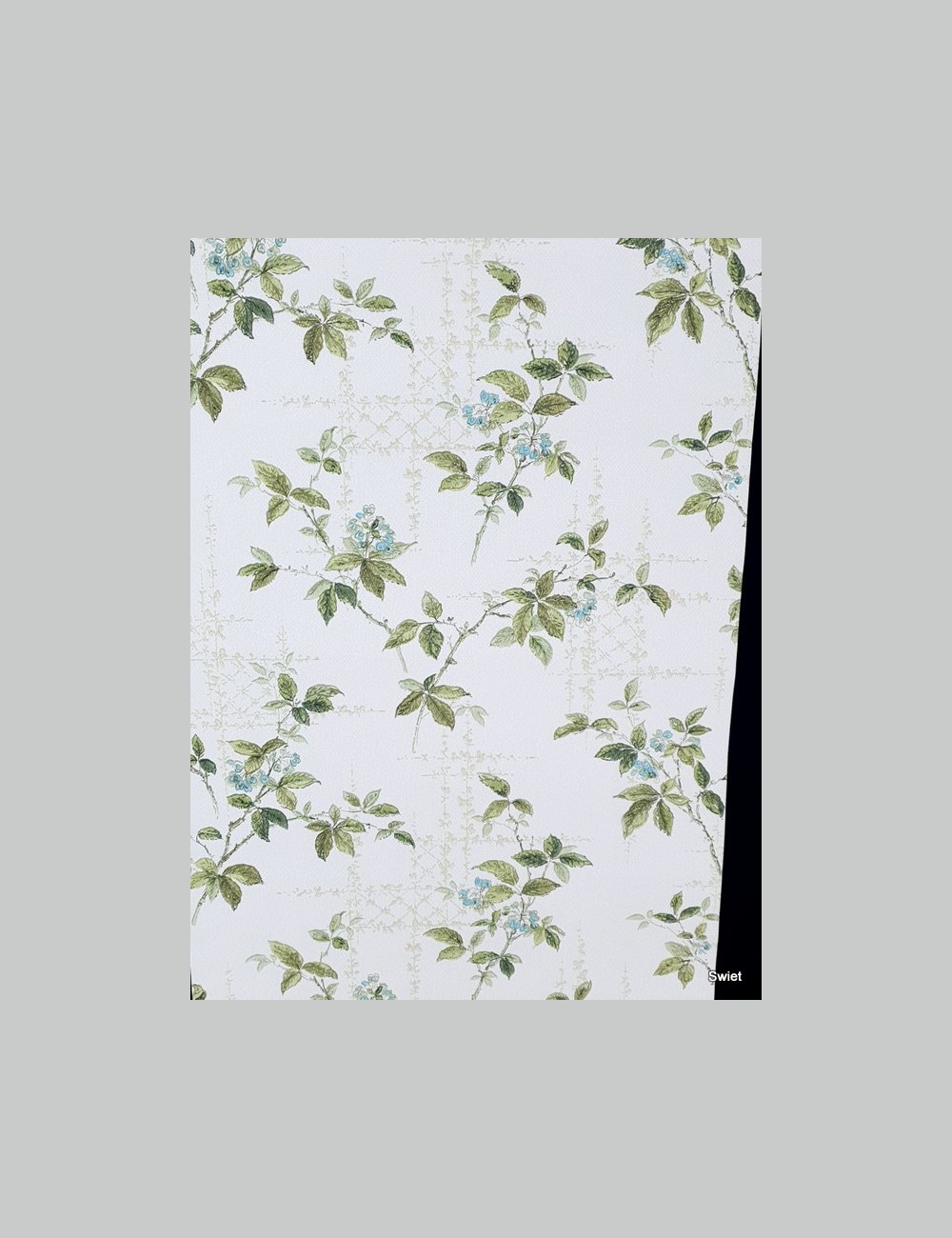 Oud bloemenbehang