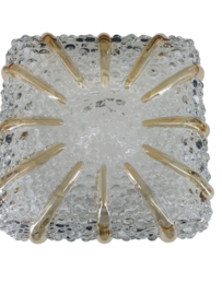 Vintage glazen plafonniere