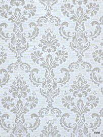 Zandgrijs barok behang