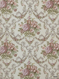 Barok bloemen behang