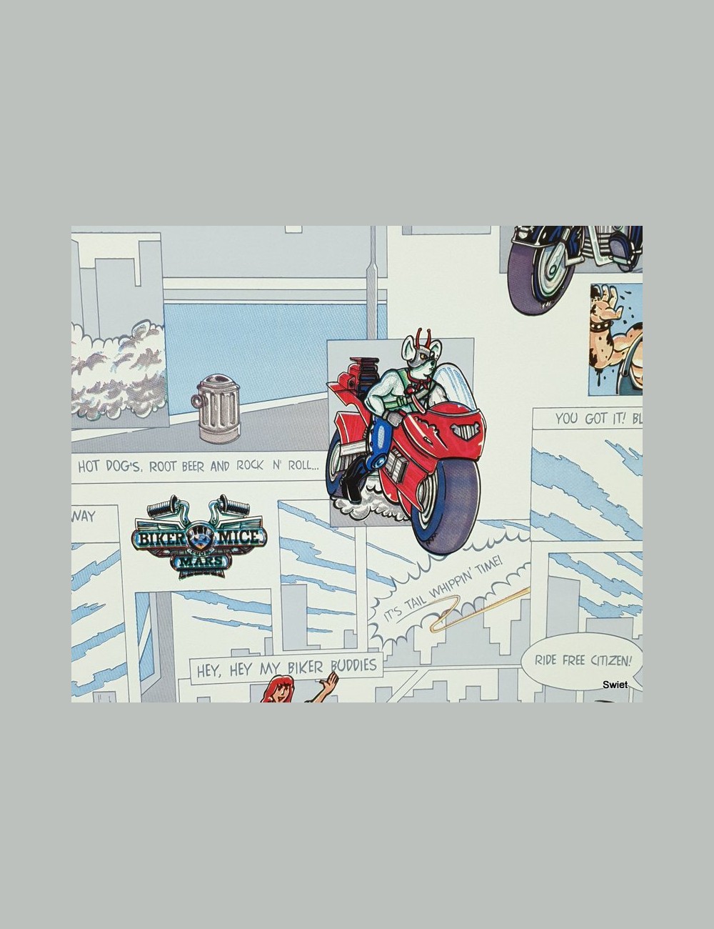 Biker behang