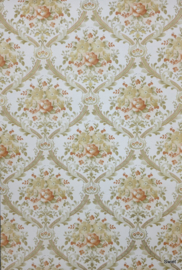 Barok bloemenbehang