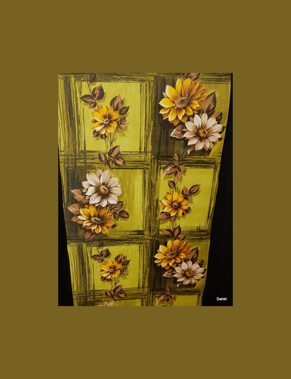 60s bloemenbehang