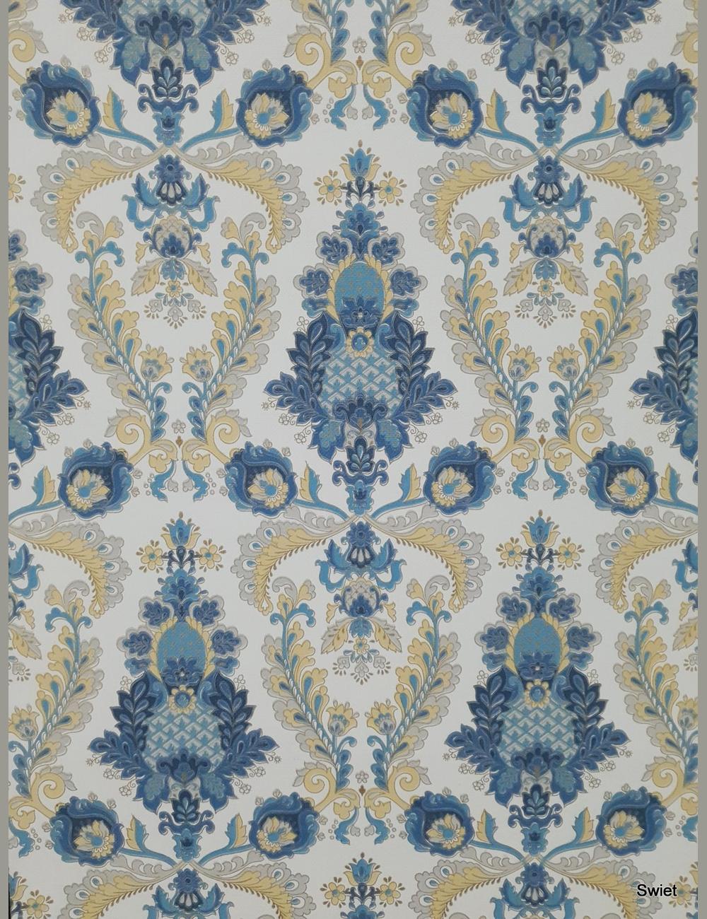 Barok in blauw crème