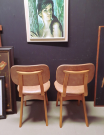 Vintage eetkamerstoelen