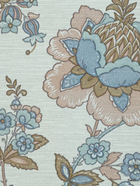 Paisley bloemen behang