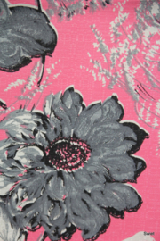 Vintage bloemenstof