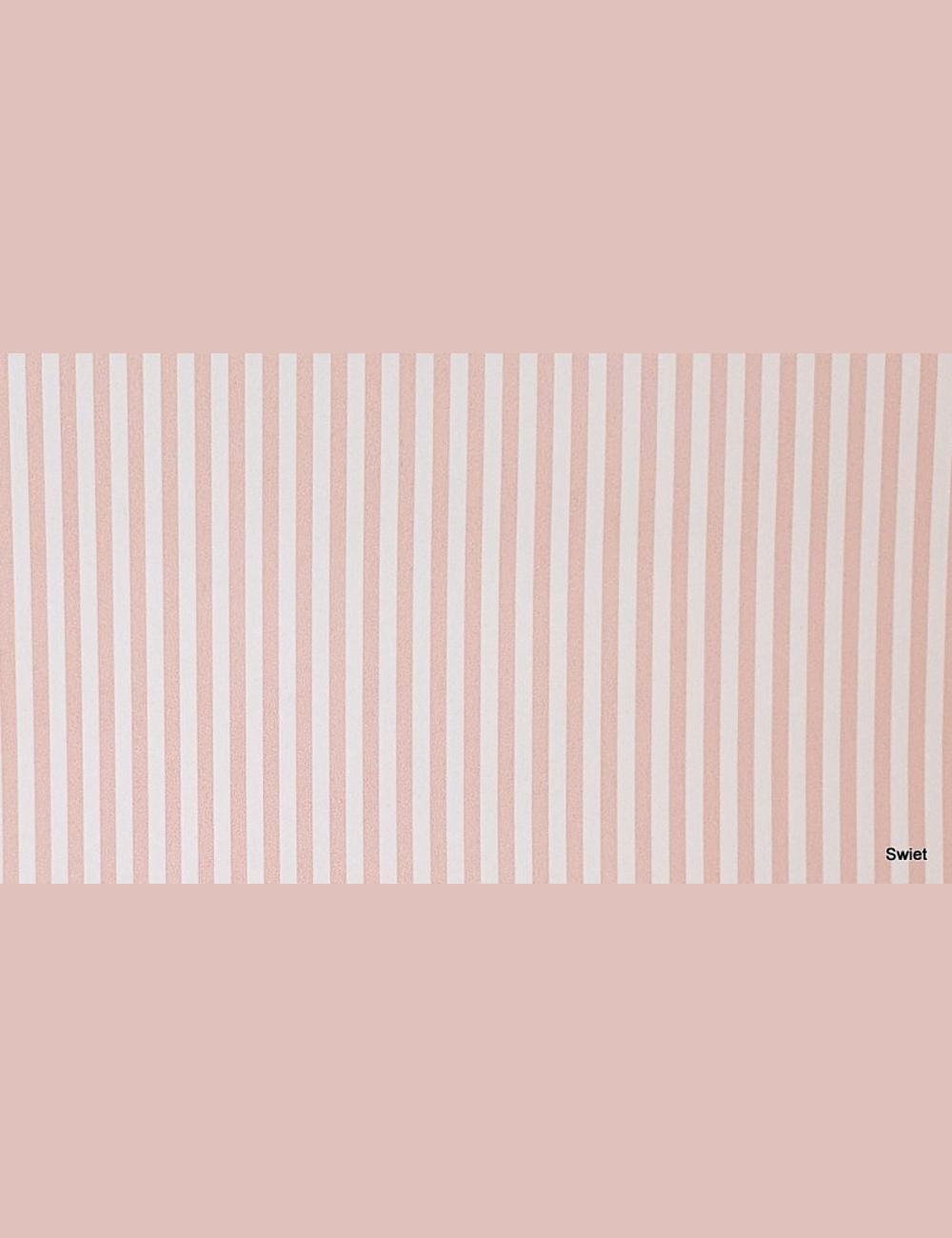 Wit licht roze streepjes
