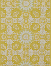 Vintage bloemen  behang