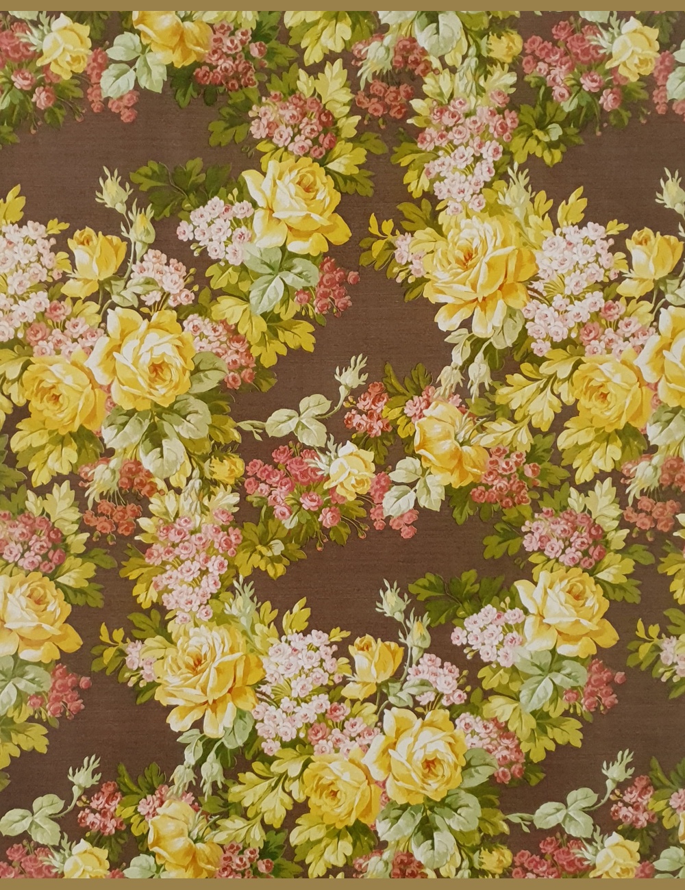 Klassiek bloemen behang