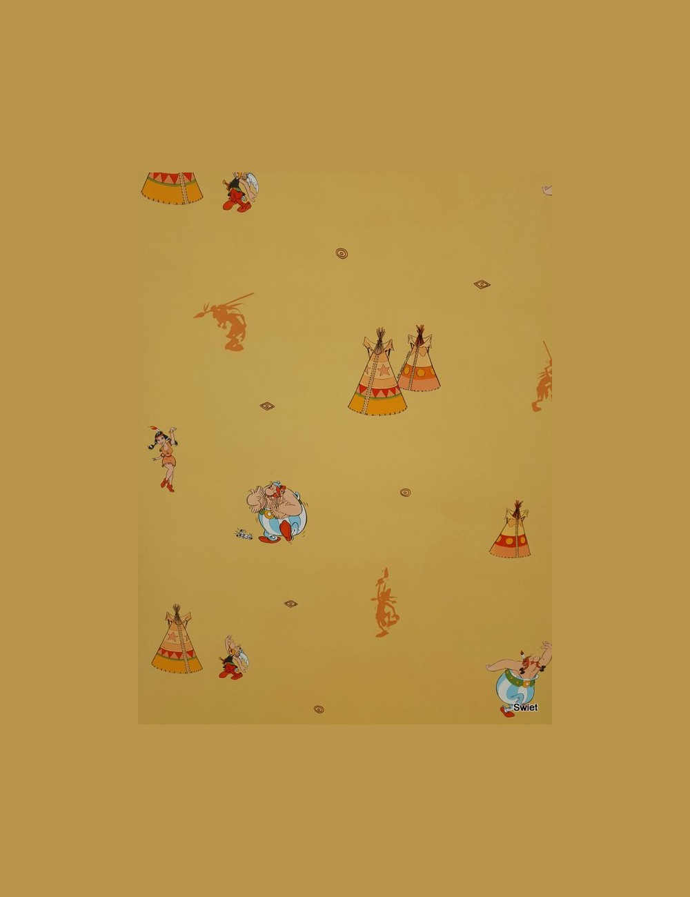 Asterix en Obelisk behang