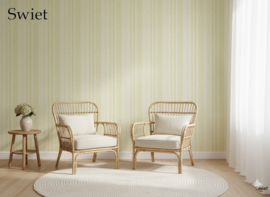 Licht structuurbehang