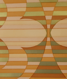 Groovy vintage behang