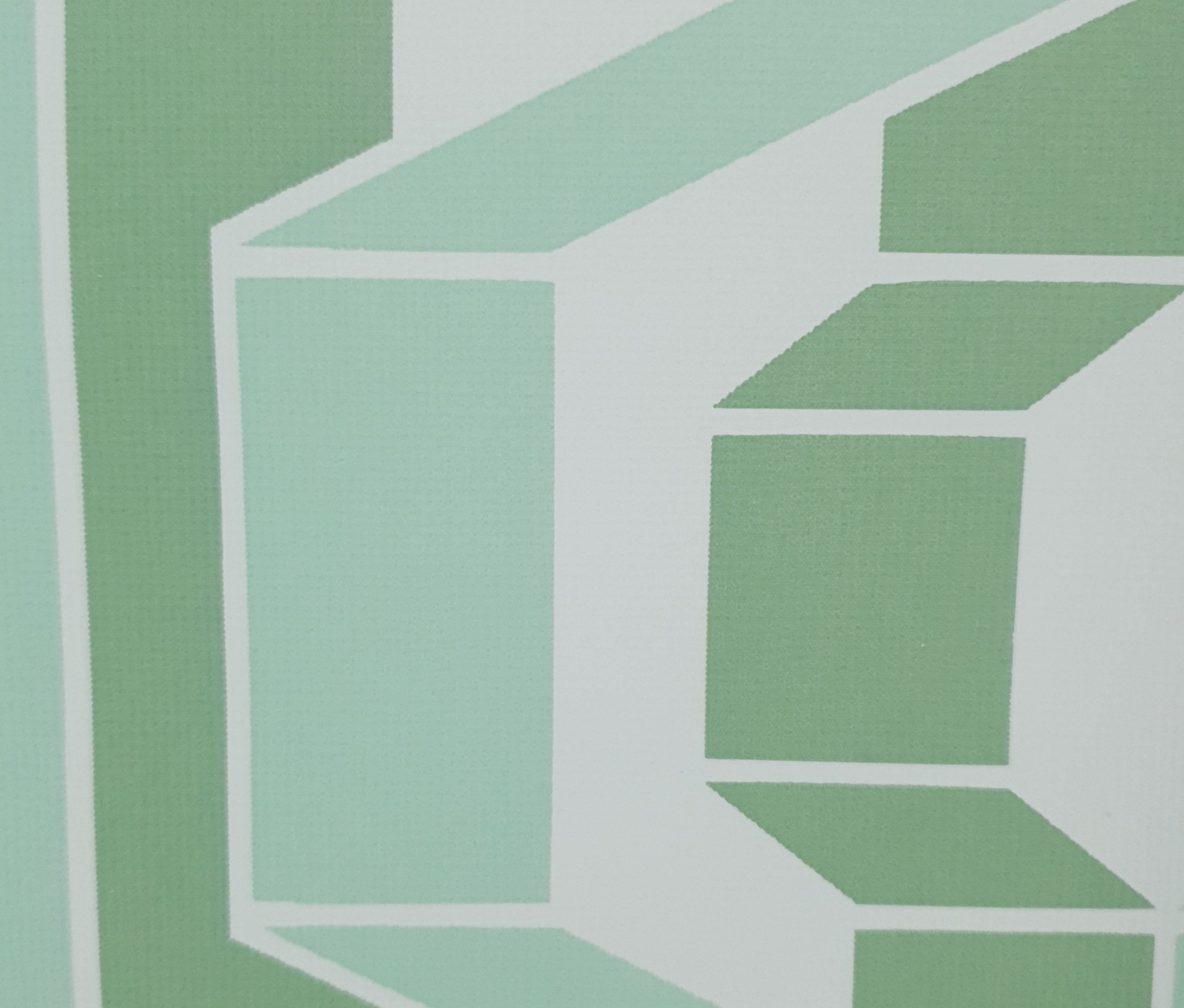 Mintgroen optisch patroon