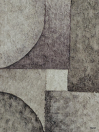 Geometrisch retro behang