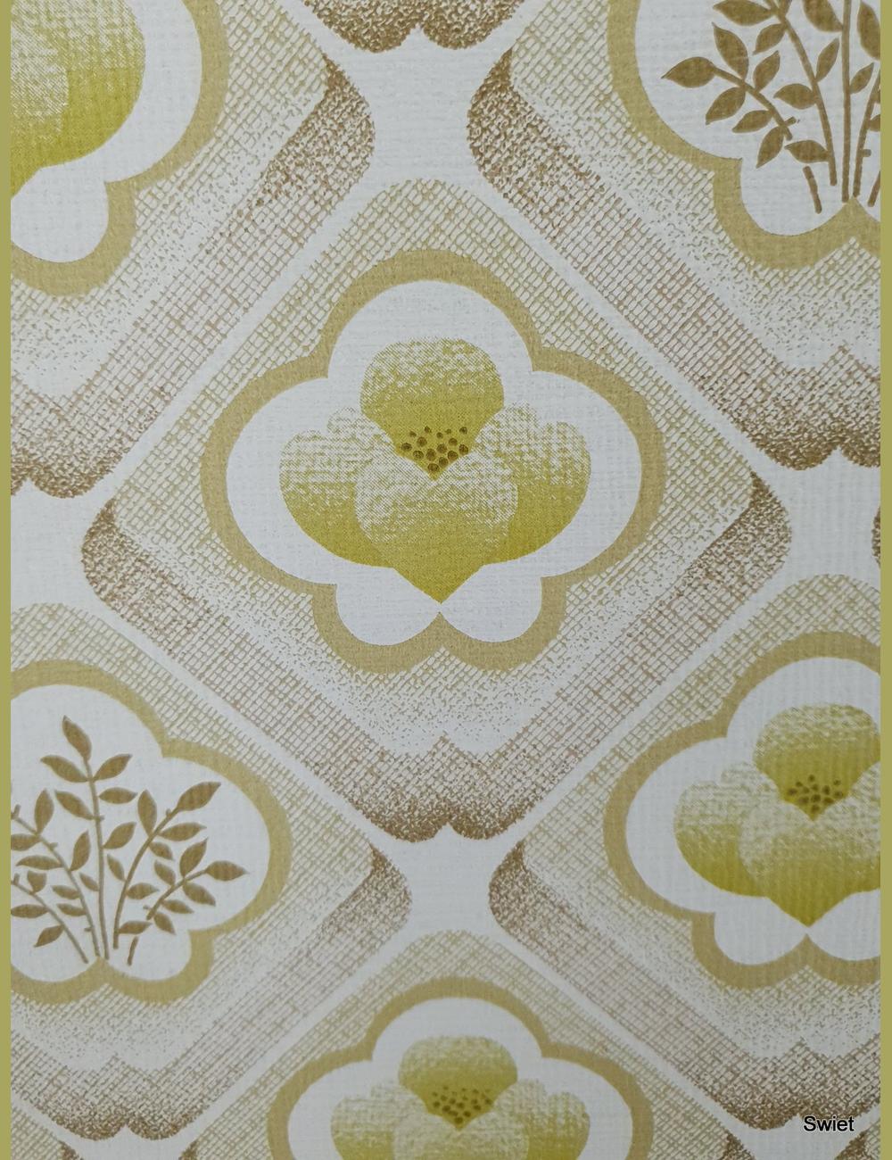 Groovy vintage behang