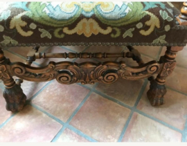 Antieke ridderstoel fauteuil