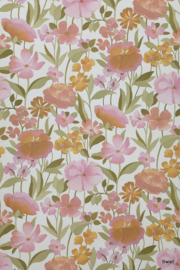 Vintage bloemenweide