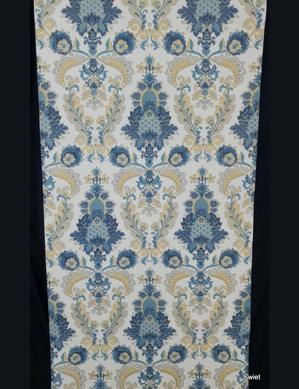 Barok in blauw crème