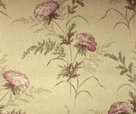 Vintage bloemenbehang