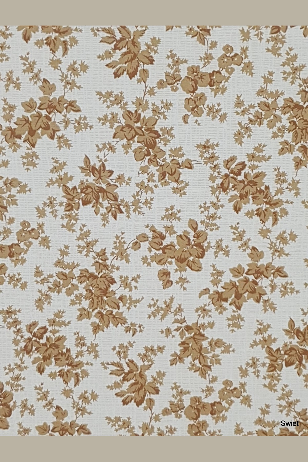 Beige mini bloemen